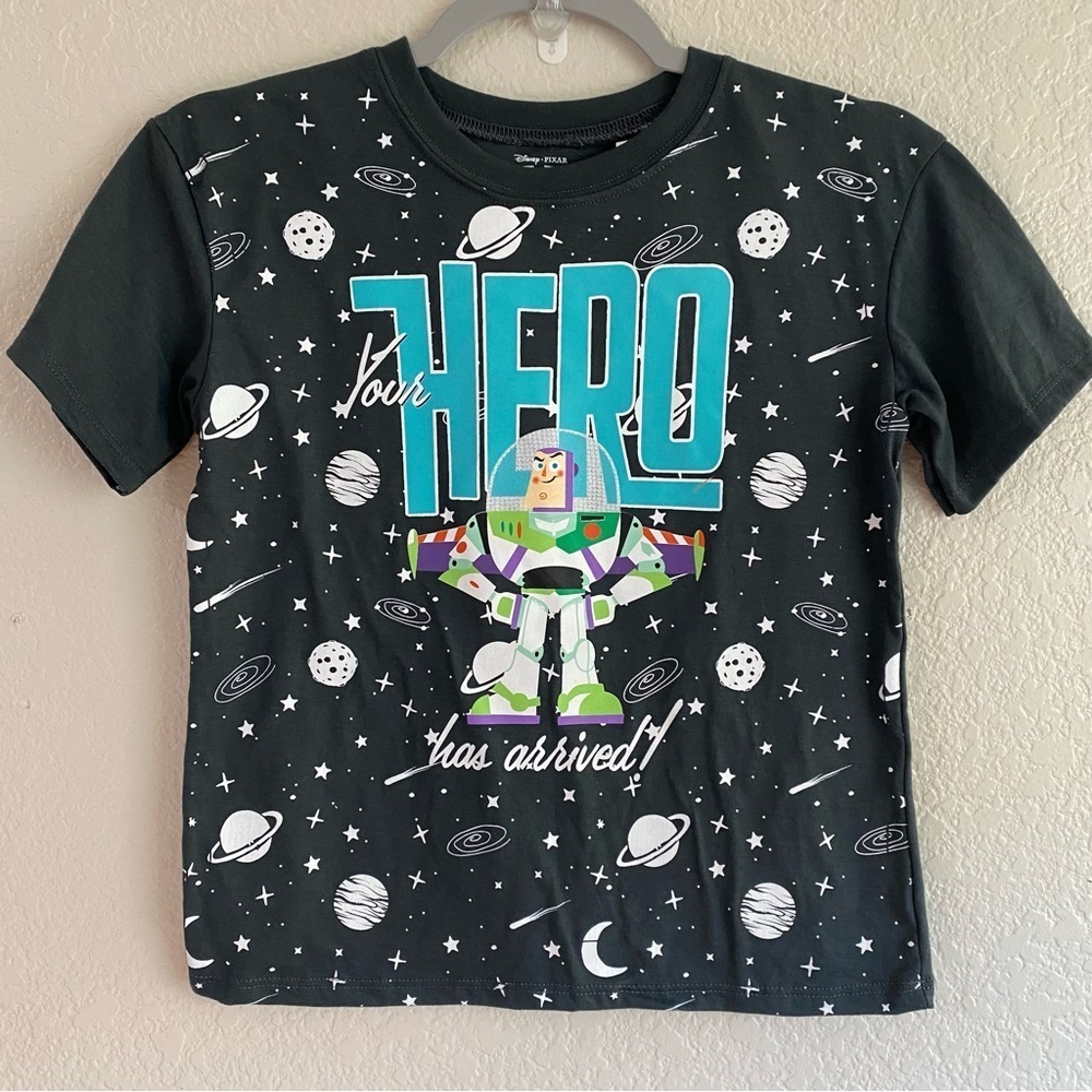 Disney Pixar Toy Story Buzz Graphic Tee Shirts Kids Size 7 NEW
